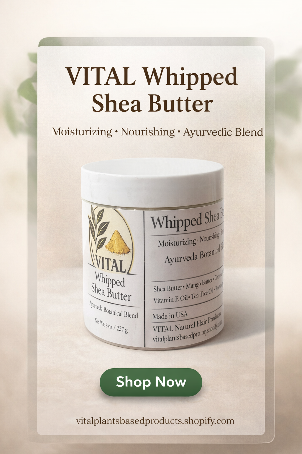 Whipped shea butter
